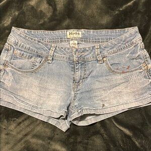 Mudd Women's Blue Denim Shorts